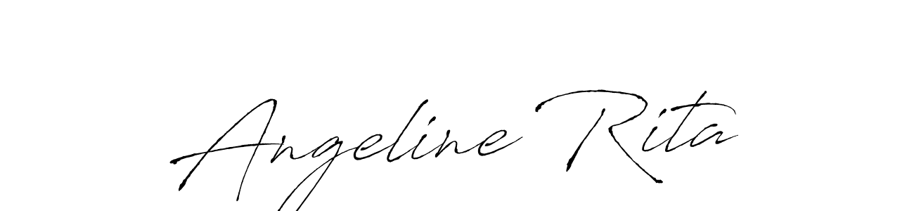 You should practise on your own different ways (Antro_Vectra) to write your name (Angeline Rita) in signature. don't let someone else do it for you. Angeline Rita signature style 6 images and pictures png