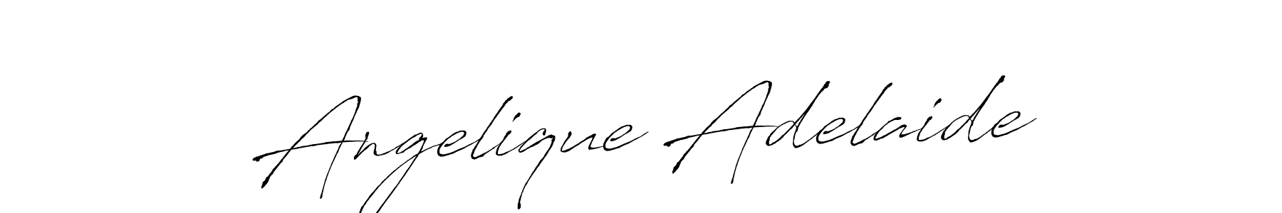 Use a signature maker to create a handwritten signature online. With this signature software, you can design (Antro_Vectra) your own signature for name Angelique Adelaide. Angelique Adelaide signature style 6 images and pictures png