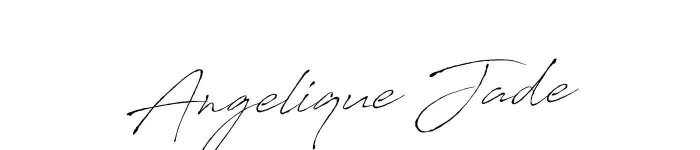 Here are the top 10 professional signature styles for the name Angelique Jade. These are the best autograph styles you can use for your name. Angelique Jade signature style 6 images and pictures png