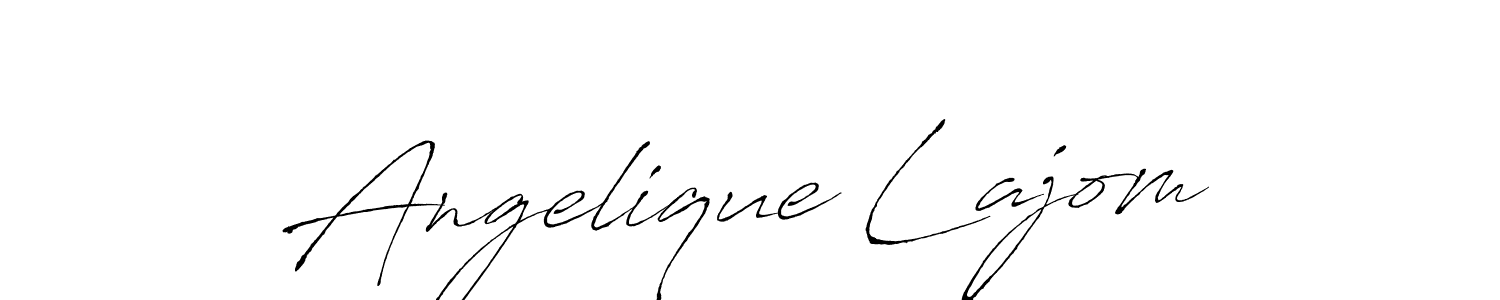 Make a beautiful signature design for name Angelique Lajom. Use this online signature maker to create a handwritten signature for free. Angelique Lajom signature style 6 images and pictures png