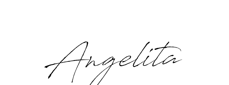 The best way (Antro_Vectra) to make a short signature is to pick only two or three words in your name. The name Angelita include a total of six letters. For converting this name. Angelita signature style 6 images and pictures png