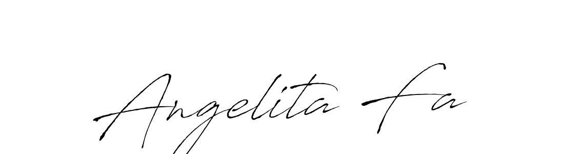 Also we have Angelita Fa name is the best signature style. Create professional handwritten signature collection using Antro_Vectra autograph style. Angelita Fa signature style 6 images and pictures png