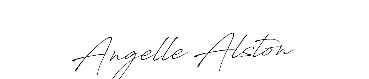 Use a signature maker to create a handwritten signature online. With this signature software, you can design (Antro_Vectra) your own signature for name Angelle Alston. Angelle Alston signature style 6 images and pictures png