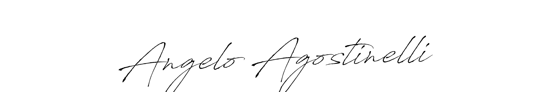 Antro_Vectra is a professional signature style that is perfect for those who want to add a touch of class to their signature. It is also a great choice for those who want to make their signature more unique. Get Angelo Agostinelli name to fancy signature for free. Angelo Agostinelli signature style 6 images and pictures png