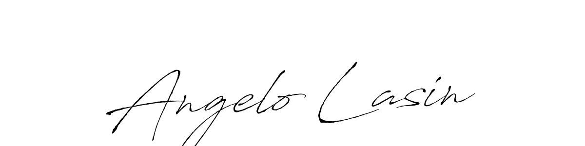 Angelo Lasin stylish signature style. Best Handwritten Sign (Antro_Vectra) for my name. Handwritten Signature Collection Ideas for my name Angelo Lasin. Angelo Lasin signature style 6 images and pictures png