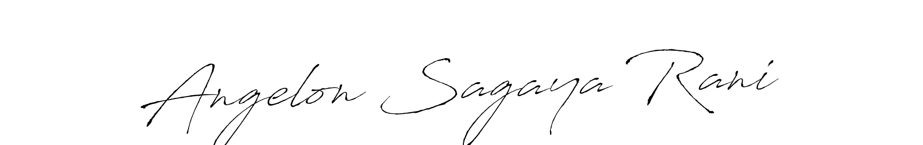 Use a signature maker to create a handwritten signature online. With this signature software, you can design (Antro_Vectra) your own signature for name Angelon Sagaya Rani. Angelon Sagaya Rani signature style 6 images and pictures png