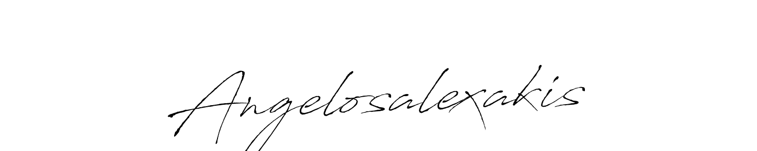 Design your own signature with our free online signature maker. With this signature software, you can create a handwritten (Antro_Vectra) signature for name Angelosalexakis. Angelosalexakis signature style 6 images and pictures png