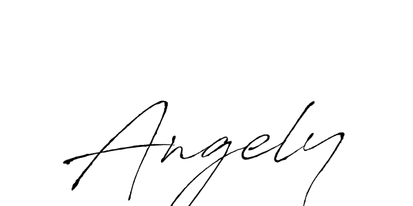 Create a beautiful signature design for name Angely. With this signature (Antro_Vectra) fonts, you can make a handwritten signature for free. Angely signature style 6 images and pictures png