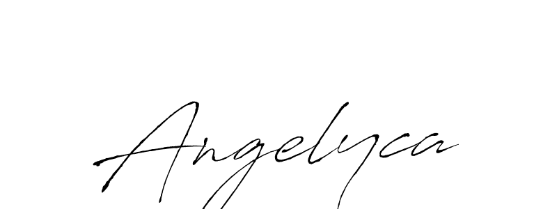 Make a beautiful signature design for name Angelyca. With this signature (Antro_Vectra) style, you can create a handwritten signature for free. Angelyca signature style 6 images and pictures png