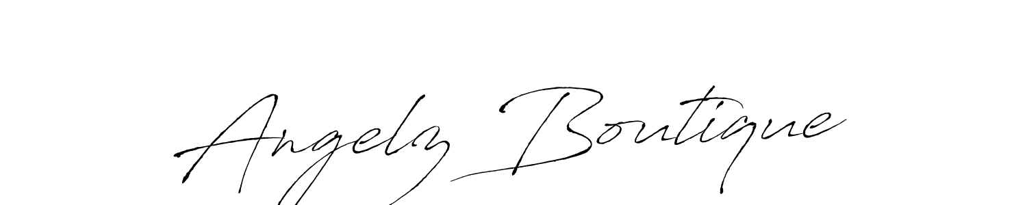 Use a signature maker to create a handwritten signature online. With this signature software, you can design (Antro_Vectra) your own signature for name Angelz Boutique. Angelz Boutique signature style 6 images and pictures png