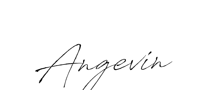 Make a beautiful signature design for name Angevin. With this signature (Antro_Vectra) style, you can create a handwritten signature for free. Angevin signature style 6 images and pictures png