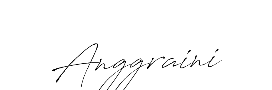 Create a beautiful signature design for name Anggraini. With this signature (Antro_Vectra) fonts, you can make a handwritten signature for free. Anggraini signature style 6 images and pictures png