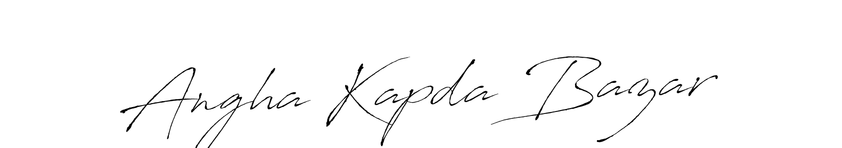 Antro_Vectra is a professional signature style that is perfect for those who want to add a touch of class to their signature. It is also a great choice for those who want to make their signature more unique. Get Angha Kapda Bazar name to fancy signature for free. Angha Kapda Bazar signature style 6 images and pictures png