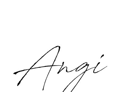 How to make Angi name signature. Use Antro_Vectra style for creating short signs online. This is the latest handwritten sign. Angi signature style 6 images and pictures png