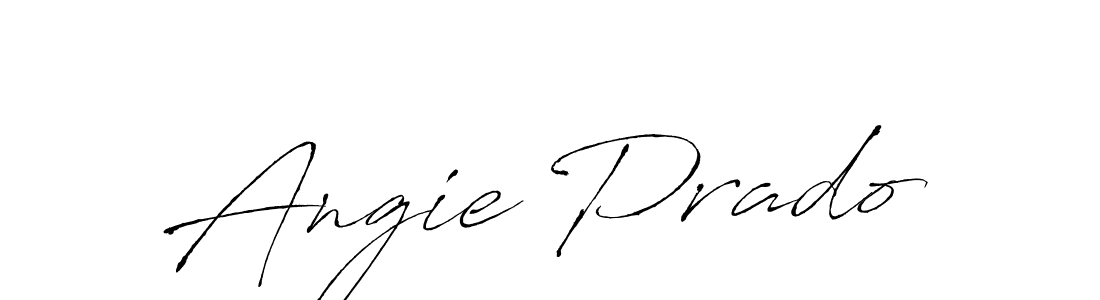 The best way (Antro_Vectra) to make a short signature is to pick only two or three words in your name. The name Angie Prado include a total of six letters. For converting this name. Angie Prado signature style 6 images and pictures png