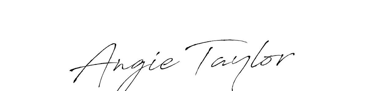 Design your own signature with our free online signature maker. With this signature software, you can create a handwritten (Antro_Vectra) signature for name Angie Taylor. Angie Taylor signature style 6 images and pictures png