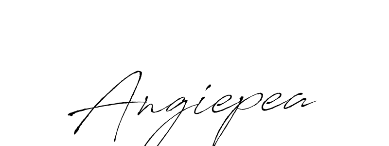 Use a signature maker to create a handwritten signature online. With this signature software, you can design (Antro_Vectra) your own signature for name Angiepea. Angiepea signature style 6 images and pictures png