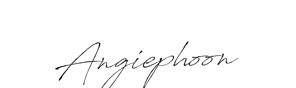 How to make Angiephoon name signature. Use Antro_Vectra style for creating short signs online. This is the latest handwritten sign. Angiephoon signature style 6 images and pictures png