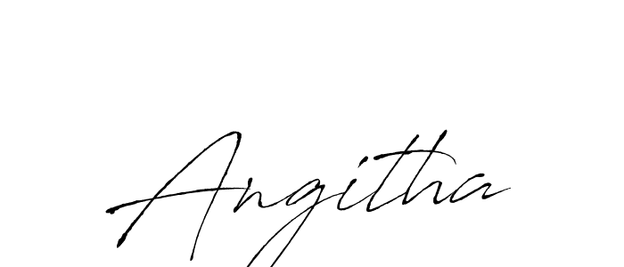 Angitha stylish signature style. Best Handwritten Sign (Antro_Vectra) for my name. Handwritten Signature Collection Ideas for my name Angitha. Angitha signature style 6 images and pictures png