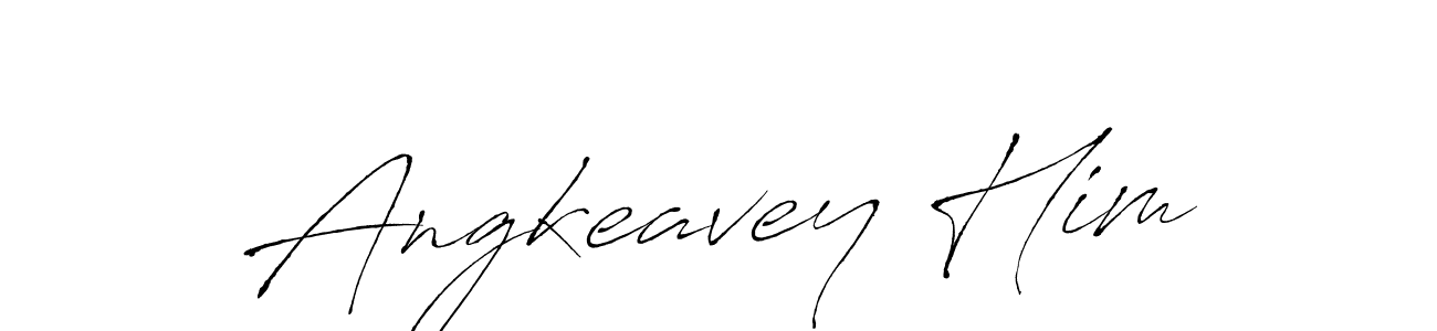 if you are searching for the best signature style for your name Angkeavey Him. so please give up your signature search. here we have designed multiple signature styles  using Antro_Vectra. Angkeavey Him signature style 6 images and pictures png