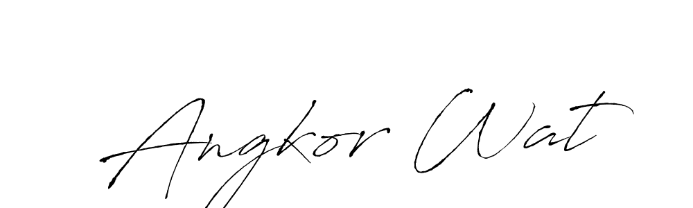 Antro_Vectra is a professional signature style that is perfect for those who want to add a touch of class to their signature. It is also a great choice for those who want to make their signature more unique. Get Angkor Wat name to fancy signature for free. Angkor Wat signature style 6 images and pictures png