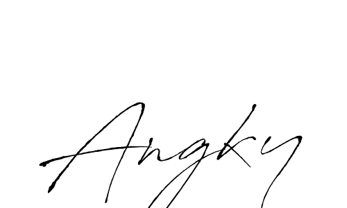 This is the best signature style for the Angky name. Also you like these signature font (Antro_Vectra). Mix name signature. Angky signature style 6 images and pictures png