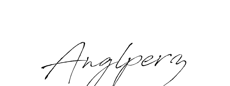 How to make Anglperz signature? Antro_Vectra is a professional autograph style. Create handwritten signature for Anglperz name. Anglperz signature style 6 images and pictures png