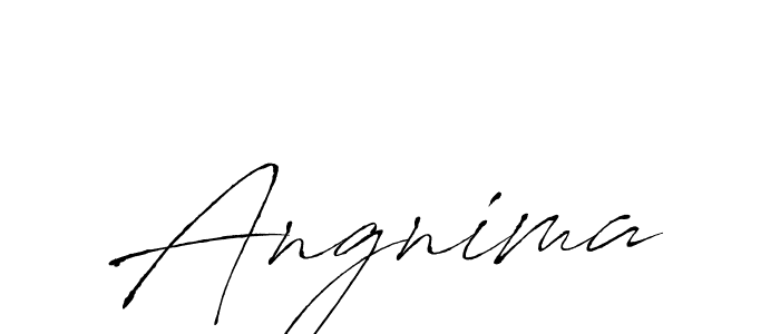 The best way (Antro_Vectra) to make a short signature is to pick only two or three words in your name. The name Angnima include a total of six letters. For converting this name. Angnima signature style 6 images and pictures png