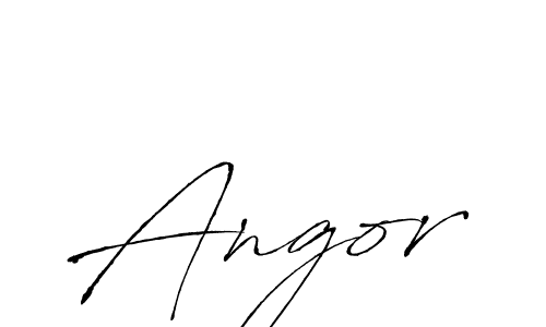 The best way (Antro_Vectra) to make a short signature is to pick only two or three words in your name. The name Angor include a total of six letters. For converting this name. Angor signature style 6 images and pictures png