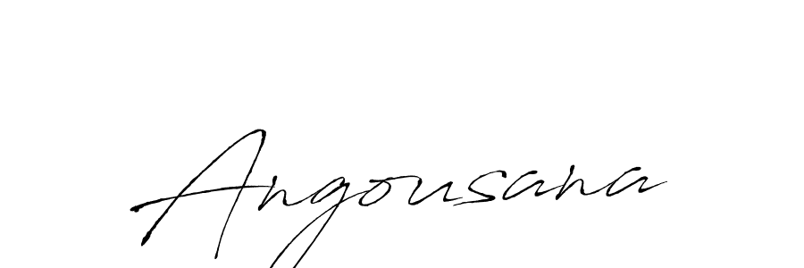 How to Draw Angousana signature style? Antro_Vectra is a latest design signature styles for name Angousana. Angousana signature style 6 images and pictures png