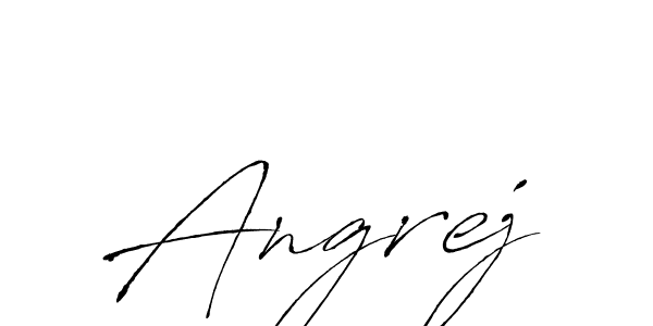 Similarly Antro_Vectra is the best handwritten signature design. Signature creator online .You can use it as an online autograph creator for name Angrej. Angrej signature style 6 images and pictures png