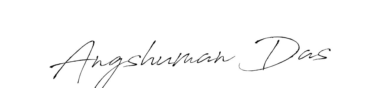 Use a signature maker to create a handwritten signature online. With this signature software, you can design (Antro_Vectra) your own signature for name Angshuman Das. Angshuman Das signature style 6 images and pictures png