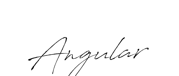 How to make Angular signature? Antro_Vectra is a professional autograph style. Create handwritten signature for Angular name. Angular signature style 6 images and pictures png