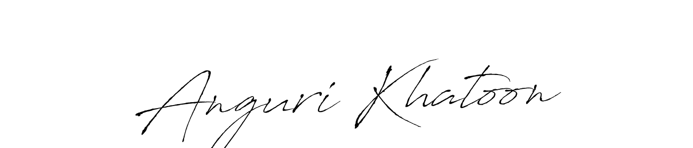 Also we have Anguri Khatoon name is the best signature style. Create professional handwritten signature collection using Antro_Vectra autograph style. Anguri Khatoon signature style 6 images and pictures png