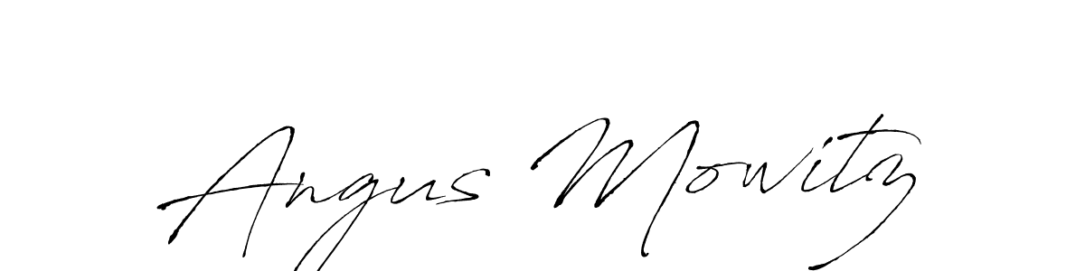 Also we have Angus Mowitz name is the best signature style. Create professional handwritten signature collection using Antro_Vectra autograph style. Angus Mowitz signature style 6 images and pictures png
