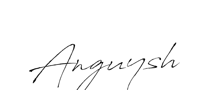 The best way (Antro_Vectra) to make a short signature is to pick only two or three words in your name. The name Anguysh include a total of six letters. For converting this name. Anguysh signature style 6 images and pictures png