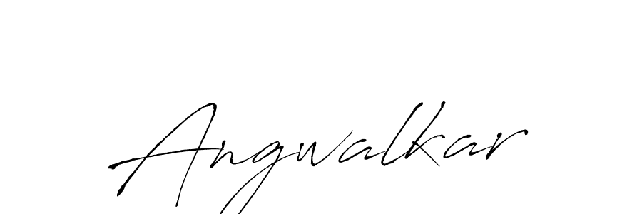 Make a beautiful signature design for name Angwalkar. With this signature (Antro_Vectra) style, you can create a handwritten signature for free. Angwalkar signature style 6 images and pictures png