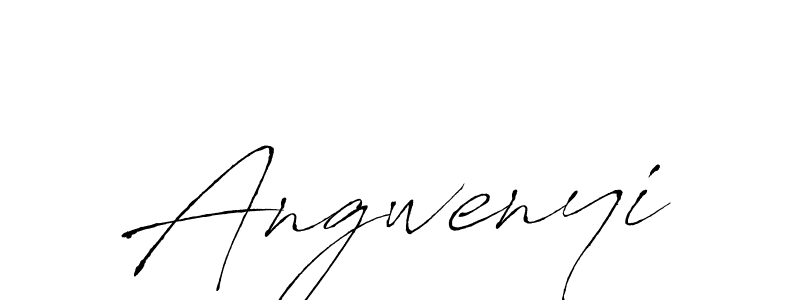 The best way (Antro_Vectra) to make a short signature is to pick only two or three words in your name. The name Angwenyi include a total of six letters. For converting this name. Angwenyi signature style 6 images and pictures png