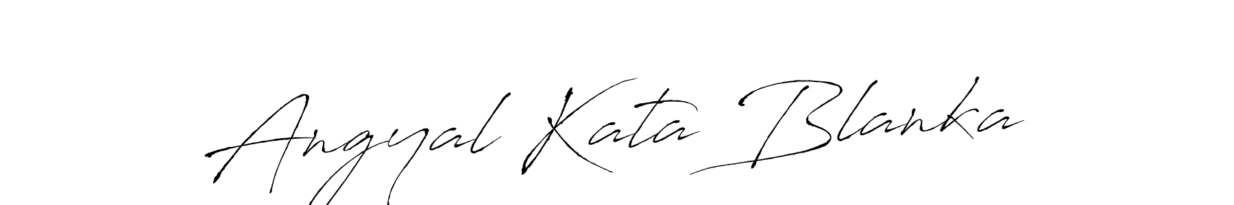 It looks lik you need a new signature style for name Angyal Kata Blanka. Design unique handwritten (Antro_Vectra) signature with our free signature maker in just a few clicks. Angyal Kata Blanka signature style 6 images and pictures png