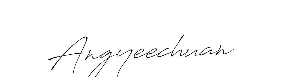Make a beautiful signature design for name Angyeechuan. With this signature (Antro_Vectra) style, you can create a handwritten signature for free. Angyeechuan signature style 6 images and pictures png