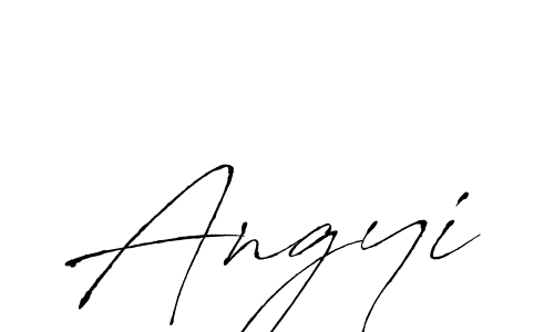 How to make Angyi signature? Antro_Vectra is a professional autograph style. Create handwritten signature for Angyi name. Angyi signature style 6 images and pictures png