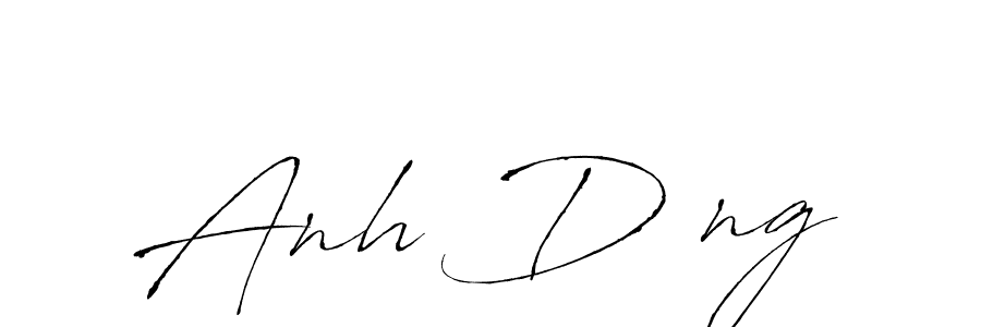 You should practise on your own different ways (Antro_Vectra) to write your name (Anh Dũng) in signature. don't let someone else do it for you. Anh Dũng signature style 6 images and pictures png