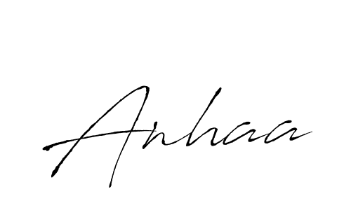 Create a beautiful signature design for name Anhaa. With this signature (Antro_Vectra) fonts, you can make a handwritten signature for free. Anhaa signature style 6 images and pictures png