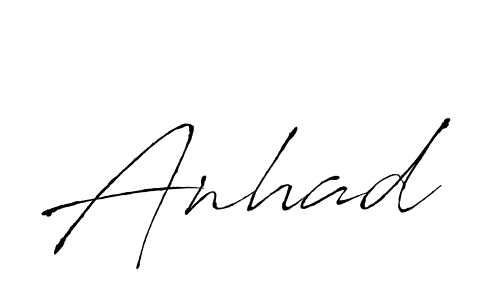 Create a beautiful signature design for name Anhad. With this signature (Antro_Vectra) fonts, you can make a handwritten signature for free. Anhad signature style 6 images and pictures png