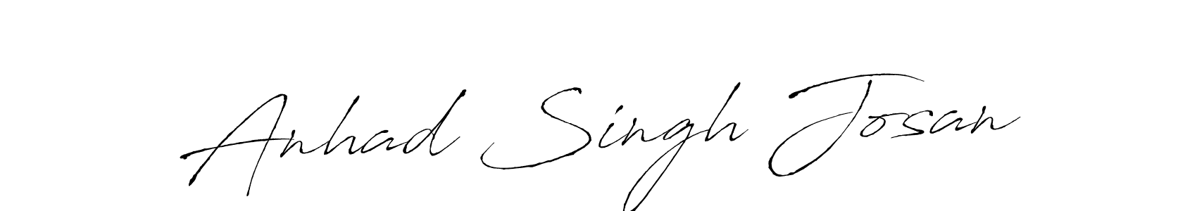 Make a beautiful signature design for name Anhad Singh Josan. Use this online signature maker to create a handwritten signature for free. Anhad Singh Josan signature style 6 images and pictures png