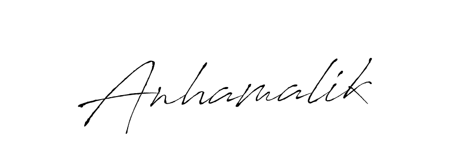 Also You can easily find your signature by using the search form. We will create Anhamalik name handwritten signature images for you free of cost using Antro_Vectra sign style. Anhamalik signature style 6 images and pictures png