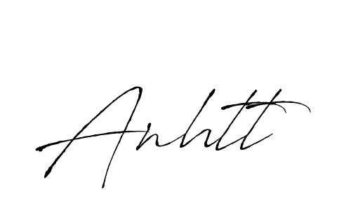 Anhtt stylish signature style. Best Handwritten Sign (Antro_Vectra) for my name. Handwritten Signature Collection Ideas for my name Anhtt. Anhtt signature style 6 images and pictures png