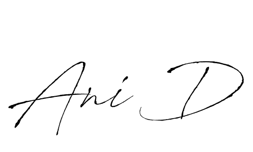 Ani D stylish signature style. Best Handwritten Sign (Antro_Vectra) for my name. Handwritten Signature Collection Ideas for my name Ani D. Ani D signature style 6 images and pictures png