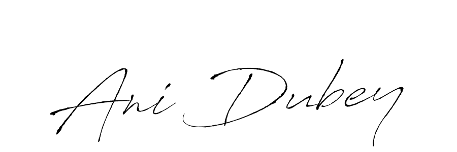 You should practise on your own different ways (Antro_Vectra) to write your name (Ani Dubey) in signature. don't let someone else do it for you. Ani Dubey signature style 6 images and pictures png