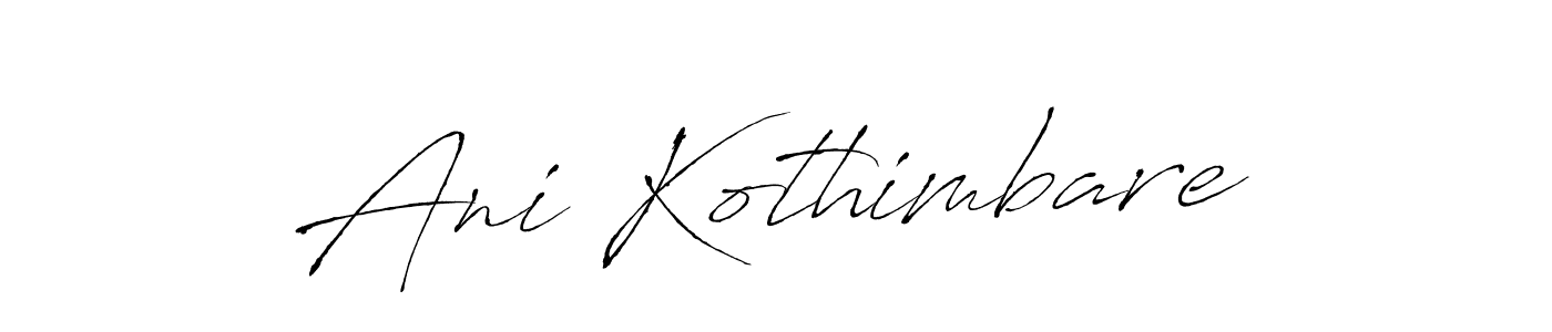 How to make Ani Kothimbare signature? Antro_Vectra is a professional autograph style. Create handwritten signature for Ani Kothimbare name. Ani Kothimbare signature style 6 images and pictures png